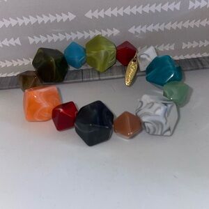 Plunder Multicolor Geometric Bracelet